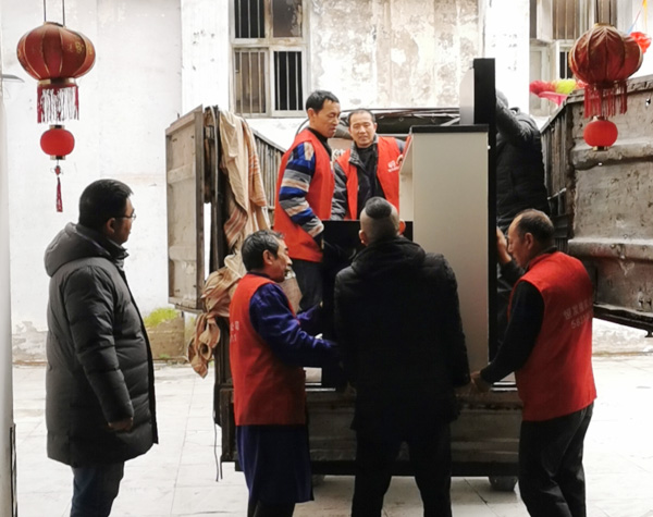 万州搬家现场